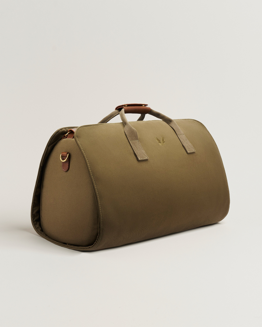 Herre | Vesker | Bennett Winch | Canvas Suit Carrier Holdall Olive