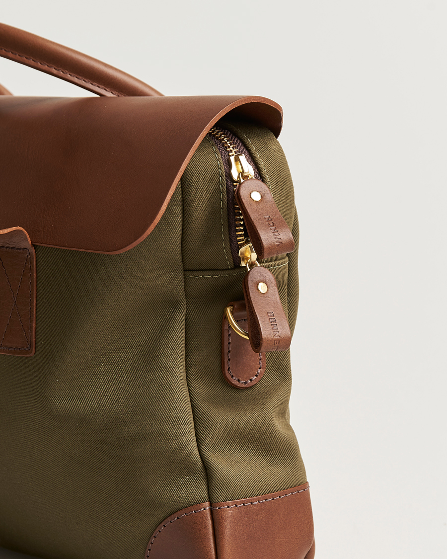 Herre | Vesker | Bennett Winch | Canvas Briefcase Olive