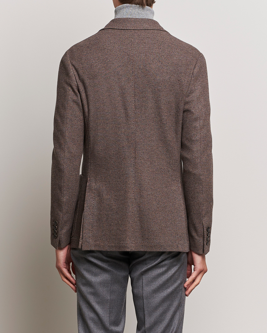 Herre | Dressjakker | Canali | Structured Wool Jersey Jacket Beige