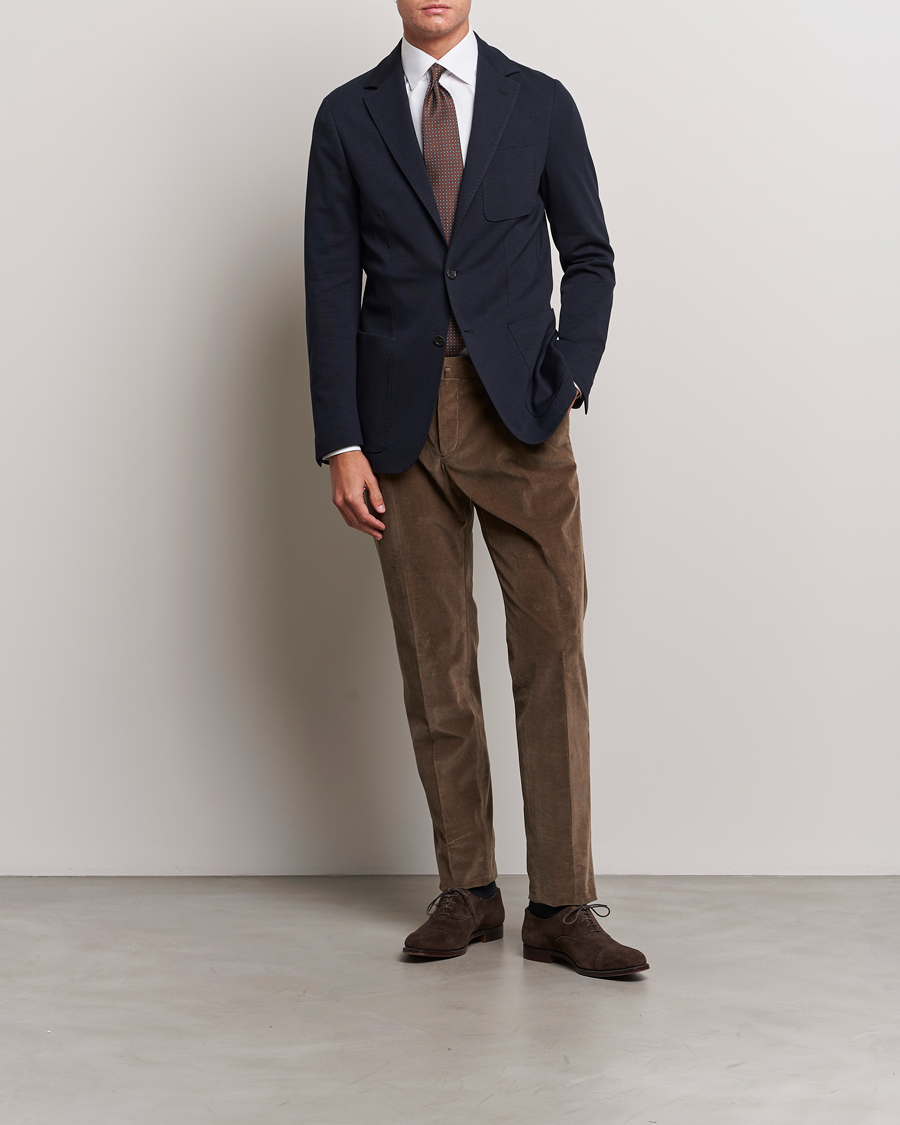 Herre | Dressjakker | Canali | Jersey Blazer Navy
