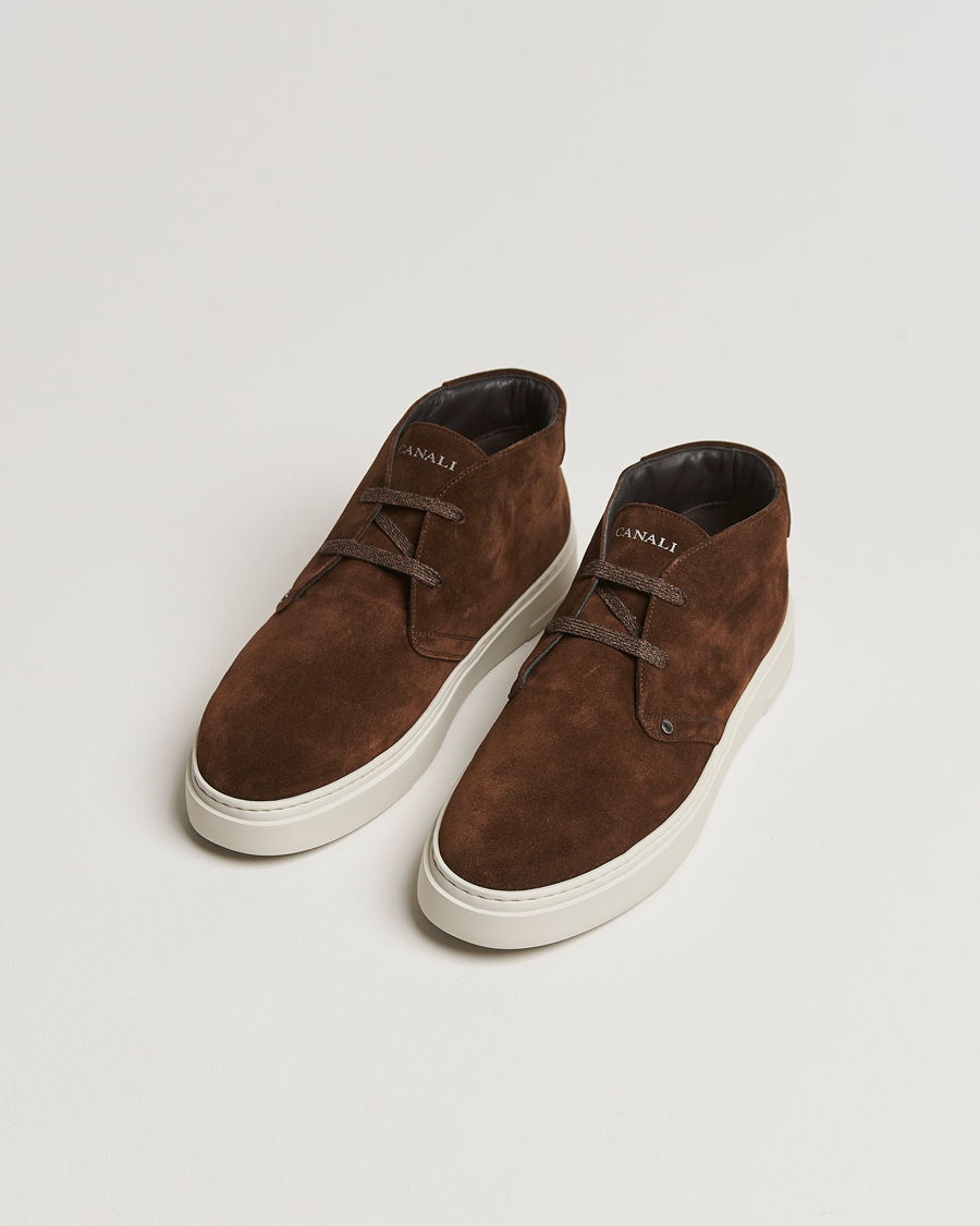 Herre | | Canali | Casetta Chukka Boot Brown Suede