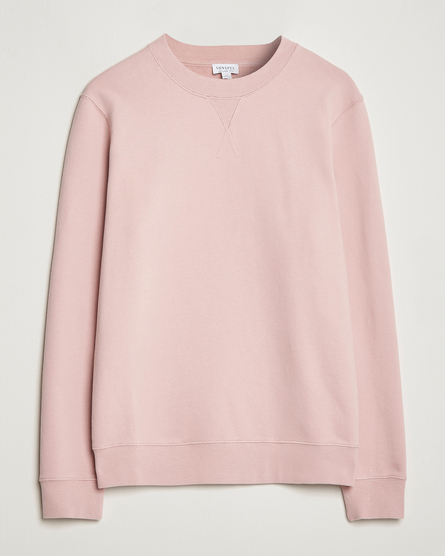 Herre | Gensere | Sunspel | Loopback Sweatshirt Shell Pink