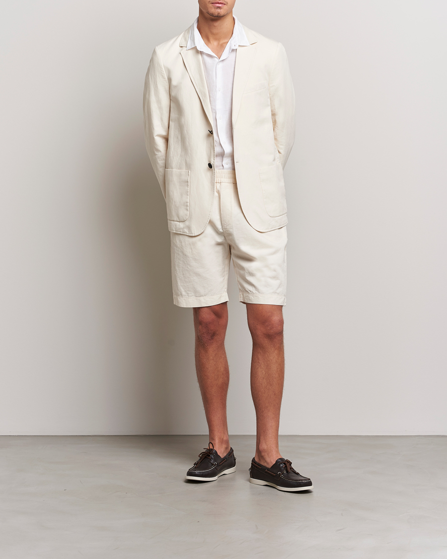 Herre | Dressjakker | Sunspel | Unconstructed Cotton/Linen Blazer Undyed