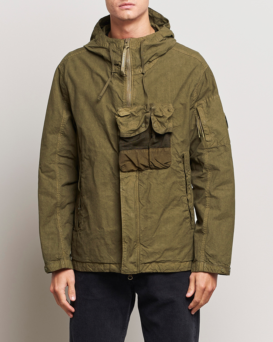 Herre | C.P. Company | C.P. Company | Ba-Tic Hooded Jacket Military Green