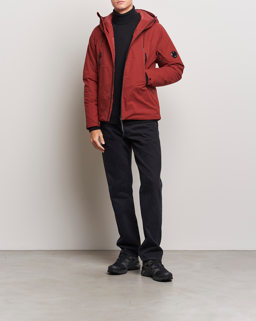 Herre | Jakker | C.P. Company | Pro-Tec Lightweight Padded Jacket Burnt Red