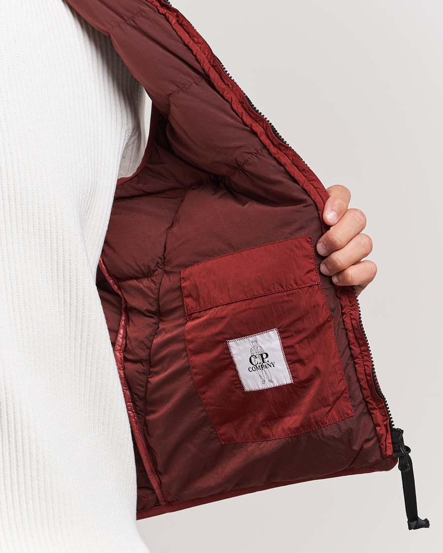 Herre | Jakker | C.P. Company | Eco-Chrome R Lightweight Down Vest Wine