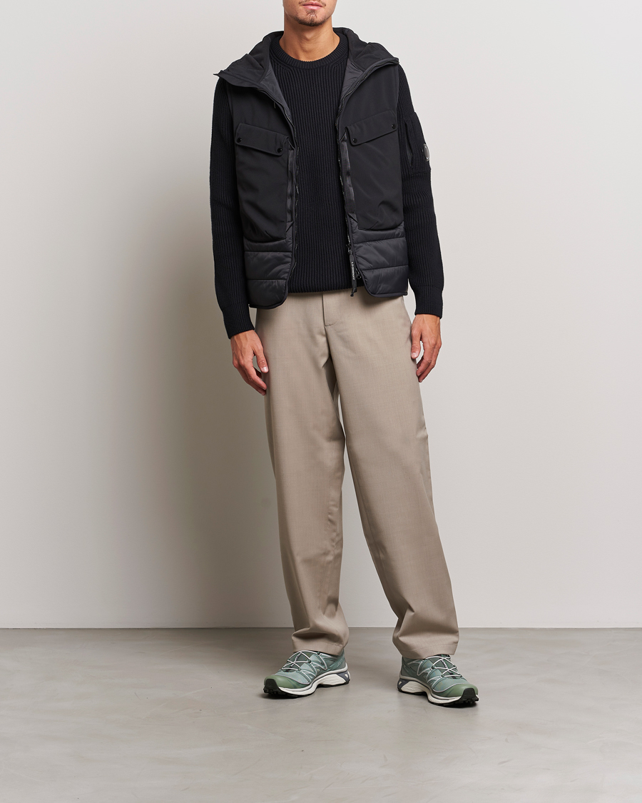 Herre | Jakker | C.P. Company | CP Shell - R Mixed Goggle Vest Black