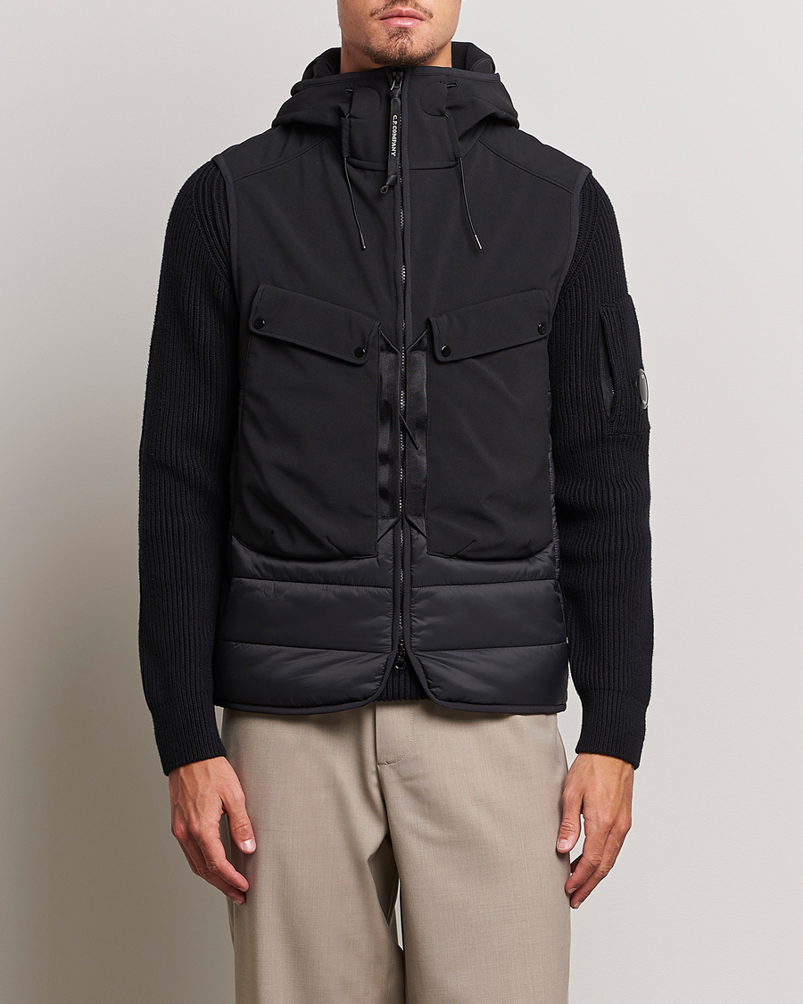 Herre | Jakker | C.P. Company | CP Shell - R Mixed Goggle Vest Black