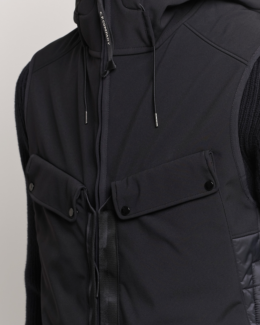 Herre | Jakker | C.P. Company | CP Shell - R Mixed Goggle Vest Black