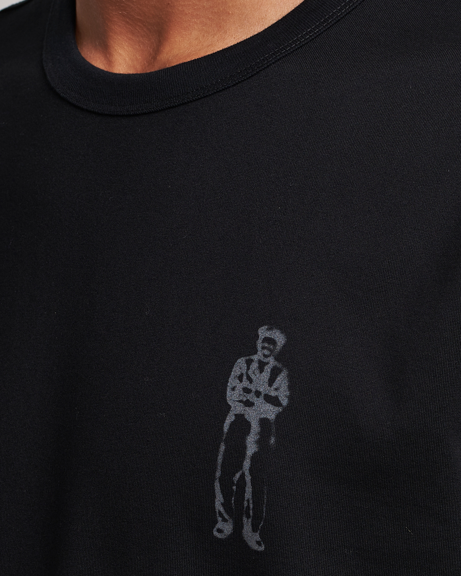 Herre | T-Shirts | C.P. Company | Mercerized Jersey Logo T-Shirt Black