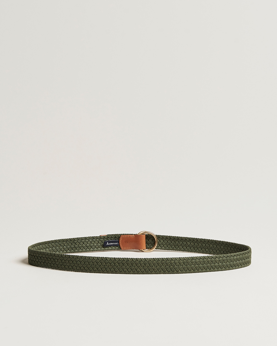 Herre |  | Anderson's | Woven Cotton Belt Green