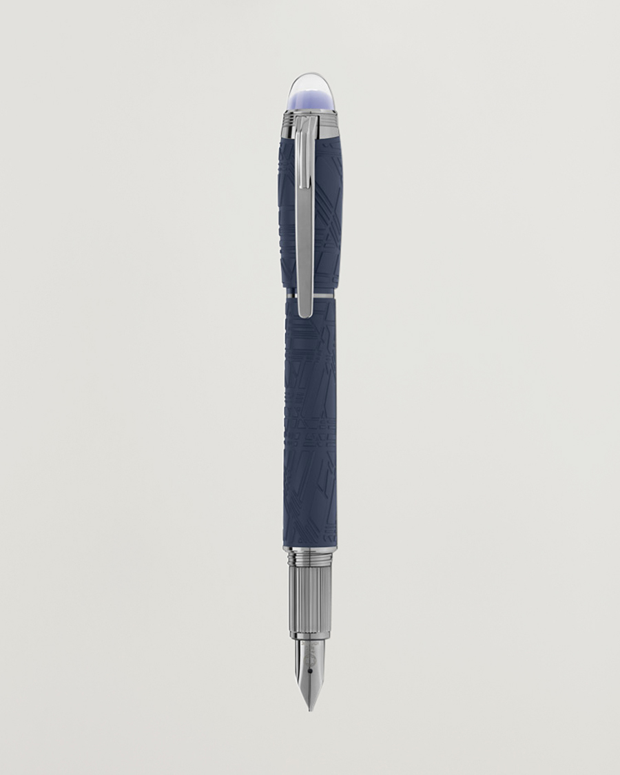 Herre | Montblanc Starwalker SpaceBlue Resin Fountain Pen Blue | Montblanc | Starwalker SpaceBlue Resin Fountain Pen Blue