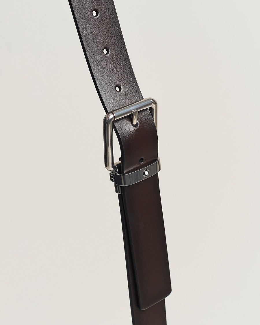 Herre | Belter | Montblanc | 30mm Leather Belt Brown