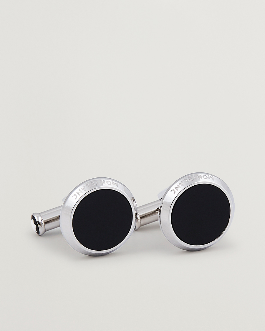 Herre | Mansjettknapper | Montblanc | Meisterstück Steel Cufflinks Black Onyx