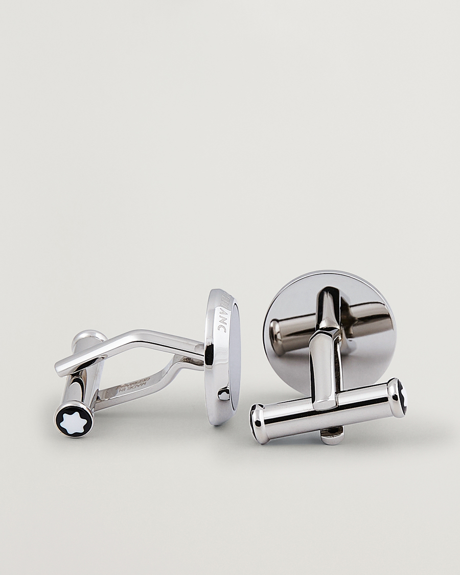 Herr |  | Montblanc | Meisterstück Steel Cufflinks Black Onyx 