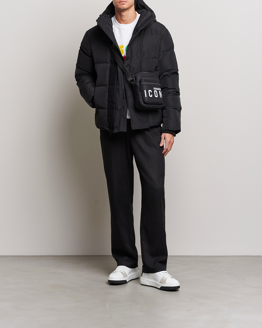 Herre | Jakker | Dsquared2 | Bomber Puffer Jacket Black