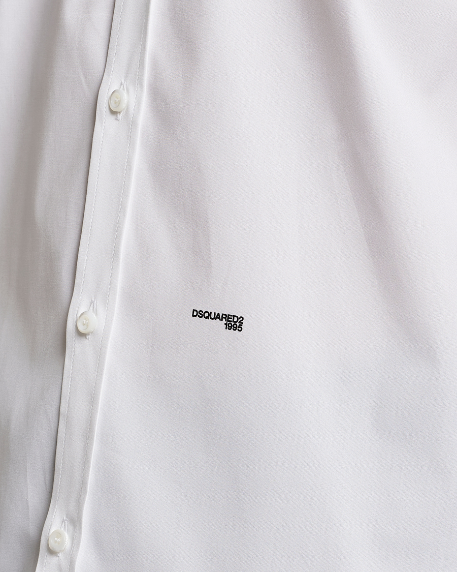 Herre | Skjorter | Dsquared2 | Relaxed Dan Poplin Shirt White