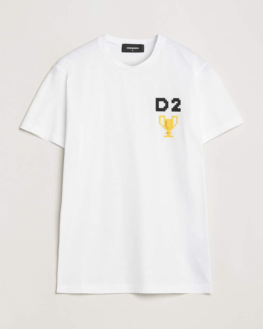 Herre |  | Dsquared2 | Cool Fit Trophy Tee White