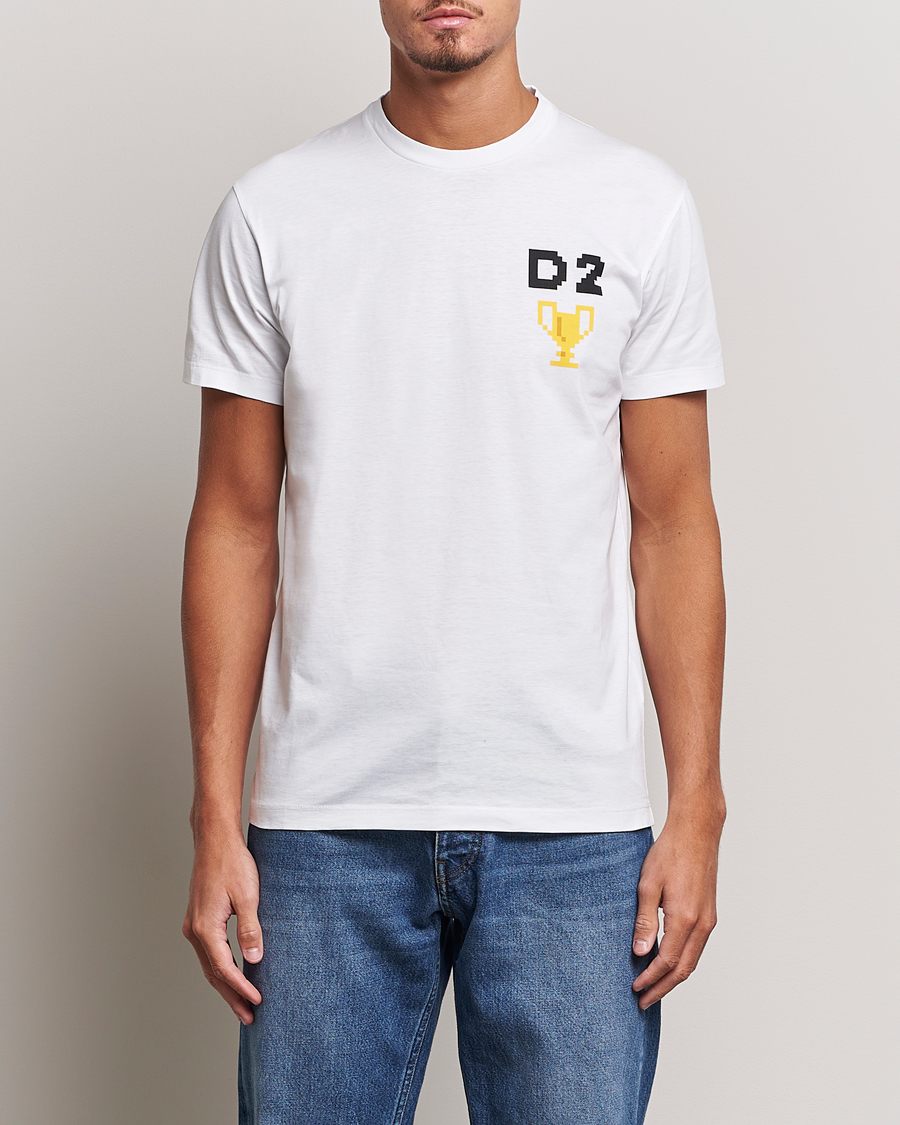 Herre |  | Dsquared2 | Cool Fit Trophy Tee White