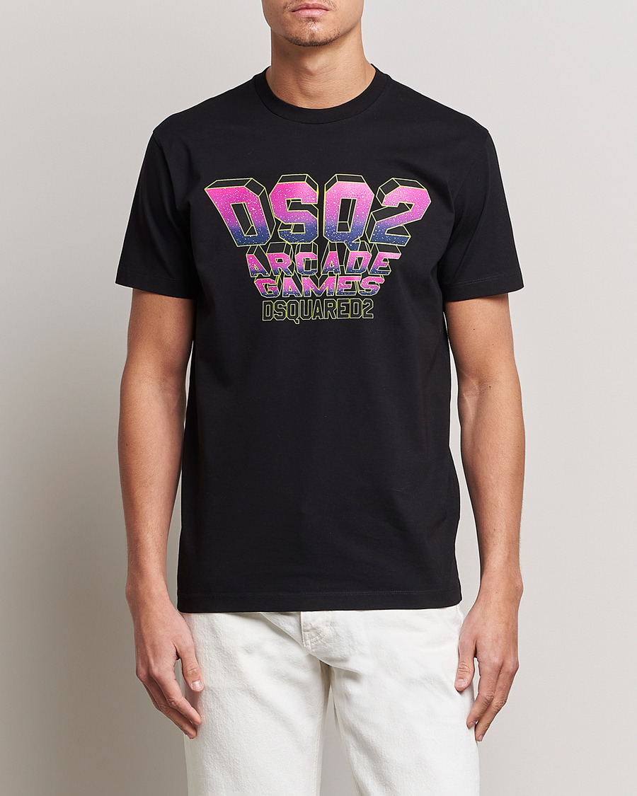 Herre |  | Dsquared2 | Cool Fit Logo Tee Black
