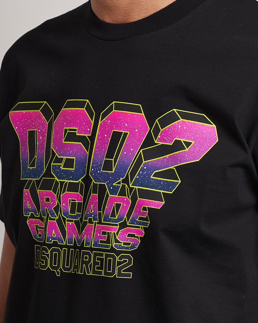 Herre | T-Shirts | Dsquared2 | Cool Fit Logo Tee Black