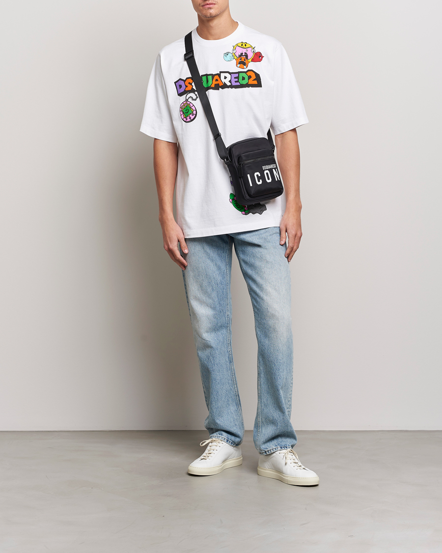 Herre | T-Shirts | Dsquared2 | Heavy Skater Tee White
