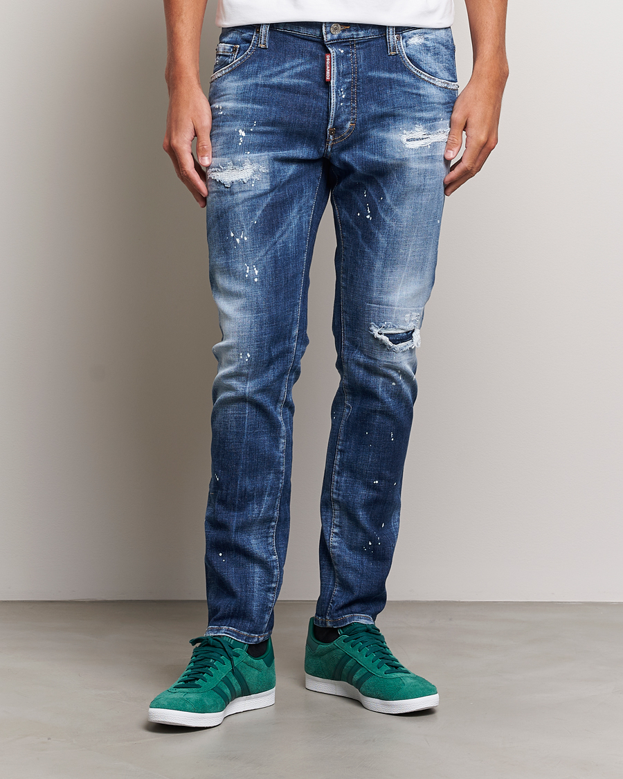Herre | Jeans | Dsquared2 | Skater Jeans Light Blue Wash