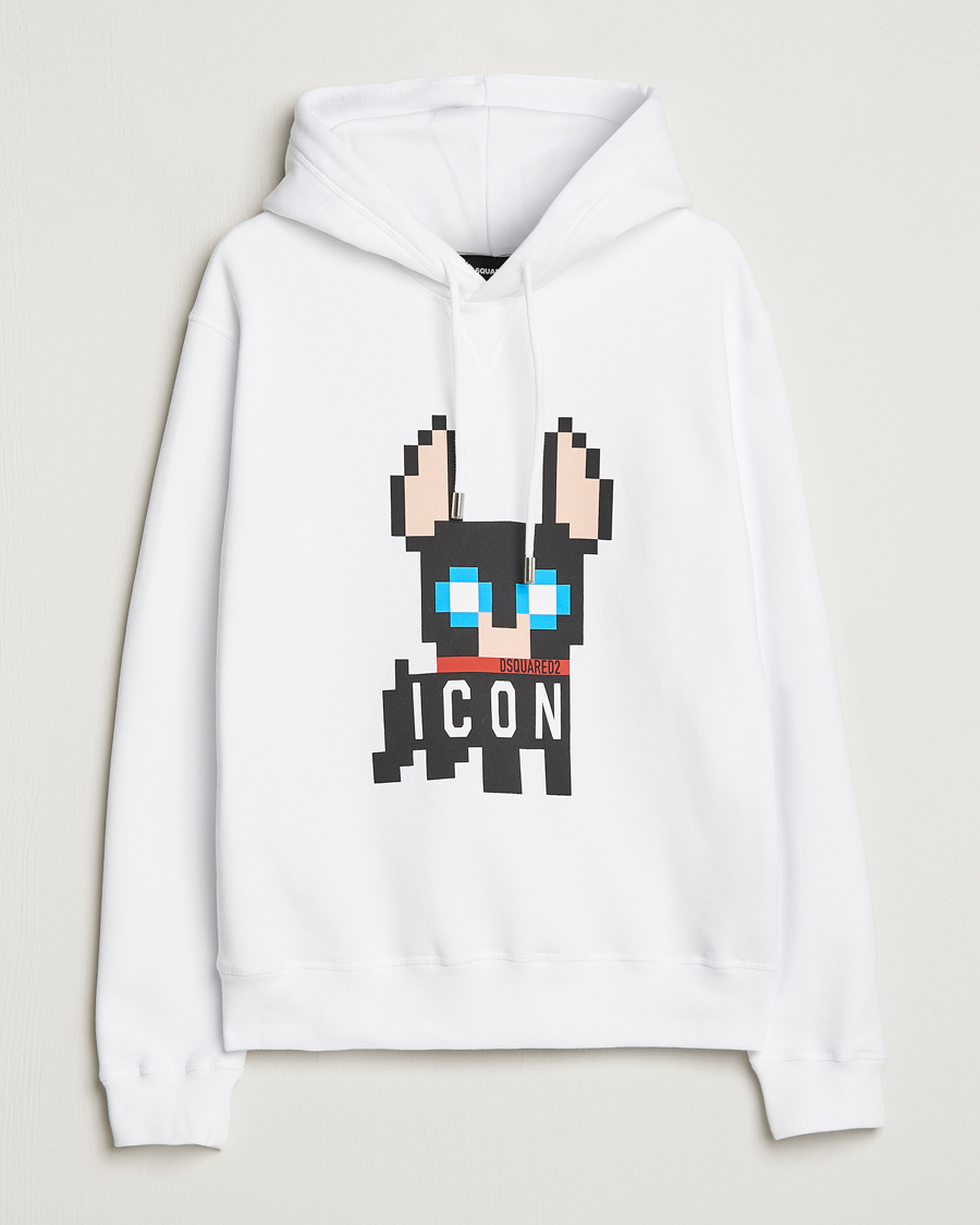 Herre | Gensere | Dsquared2 | Cool Fit Ciro Hoodie White