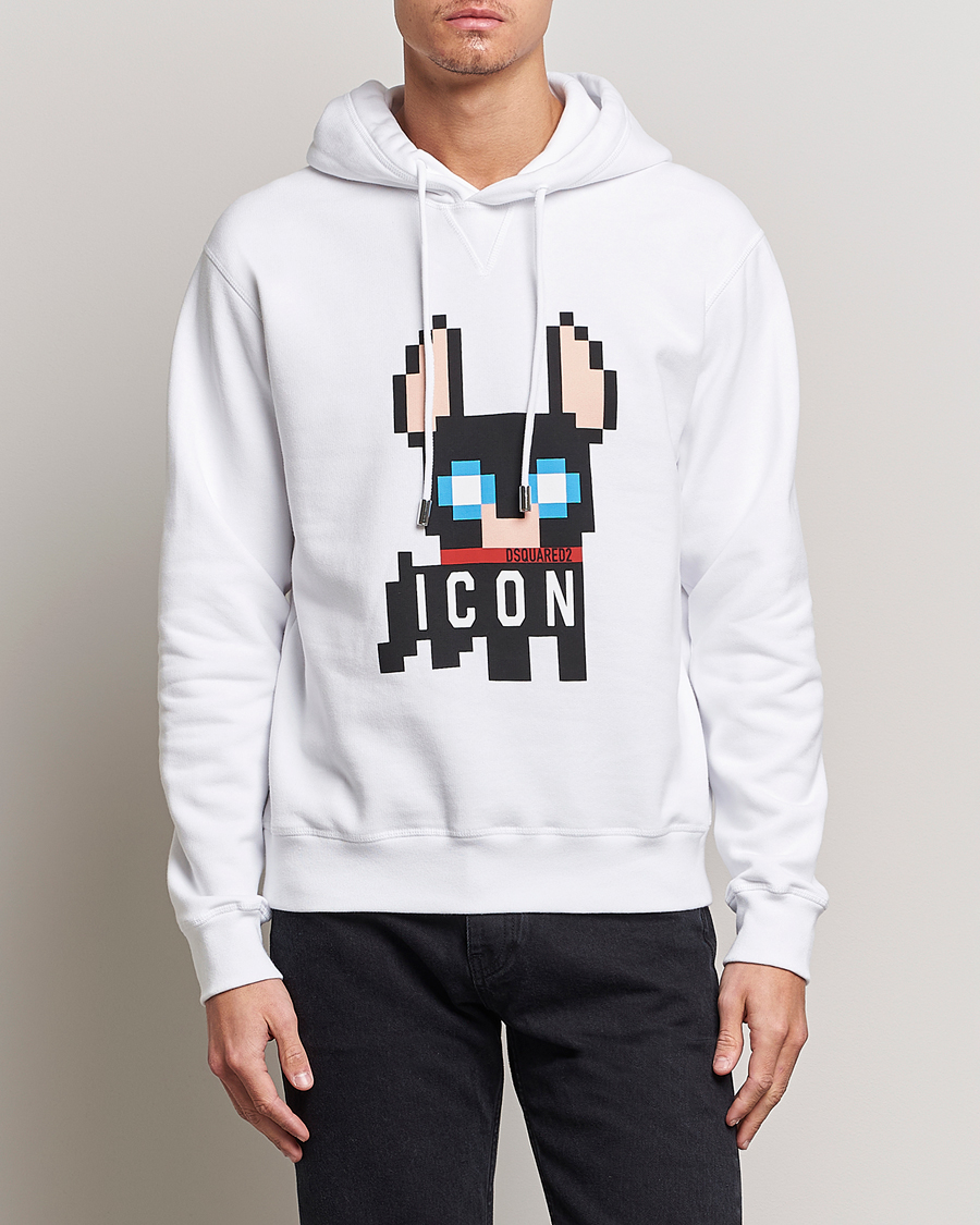 Herre | Gensere | Dsquared2 | Cool Fit Ciro Hoodie White