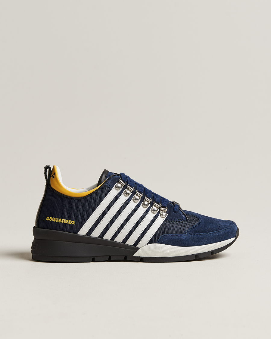 Herre | Dsquared2 Legendary Sneaker Navy/White/Yellow | Dsquared2 | Legendary Sneaker Navy/White/Yellow