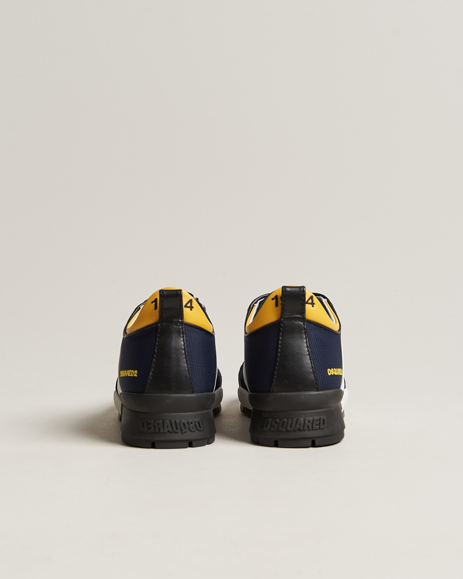 Herre | Dsquared2 Legendary Sneaker Navy/White/Yellow | Dsquared2 | Legendary Sneaker Navy/White/Yellow