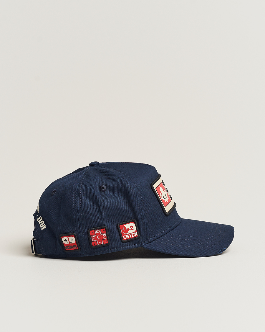 Herre | Dsquared2 Gaming Baseball Cap Navy | Dsquared2 | Gaming Baseball Cap Navy