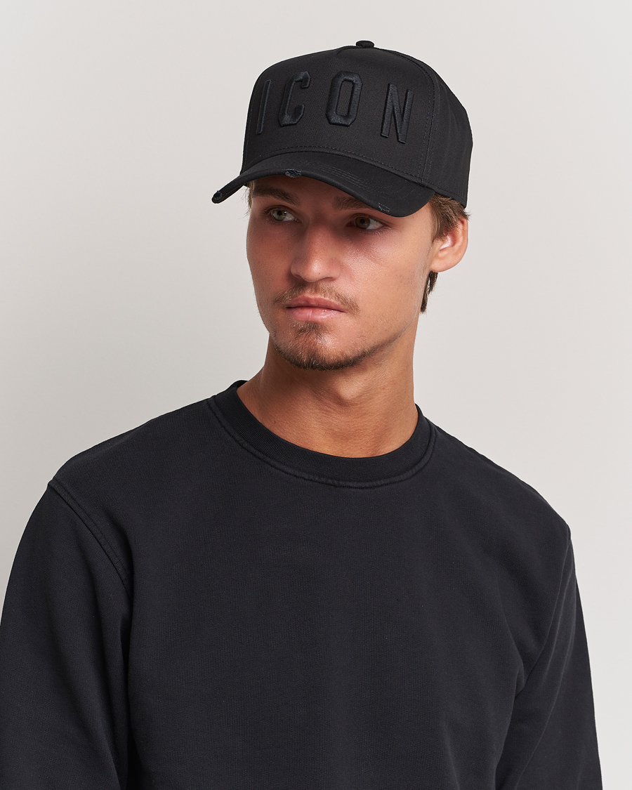 Herre | Caps | Dsquared2 | Icon Baseball Cap Black/Black