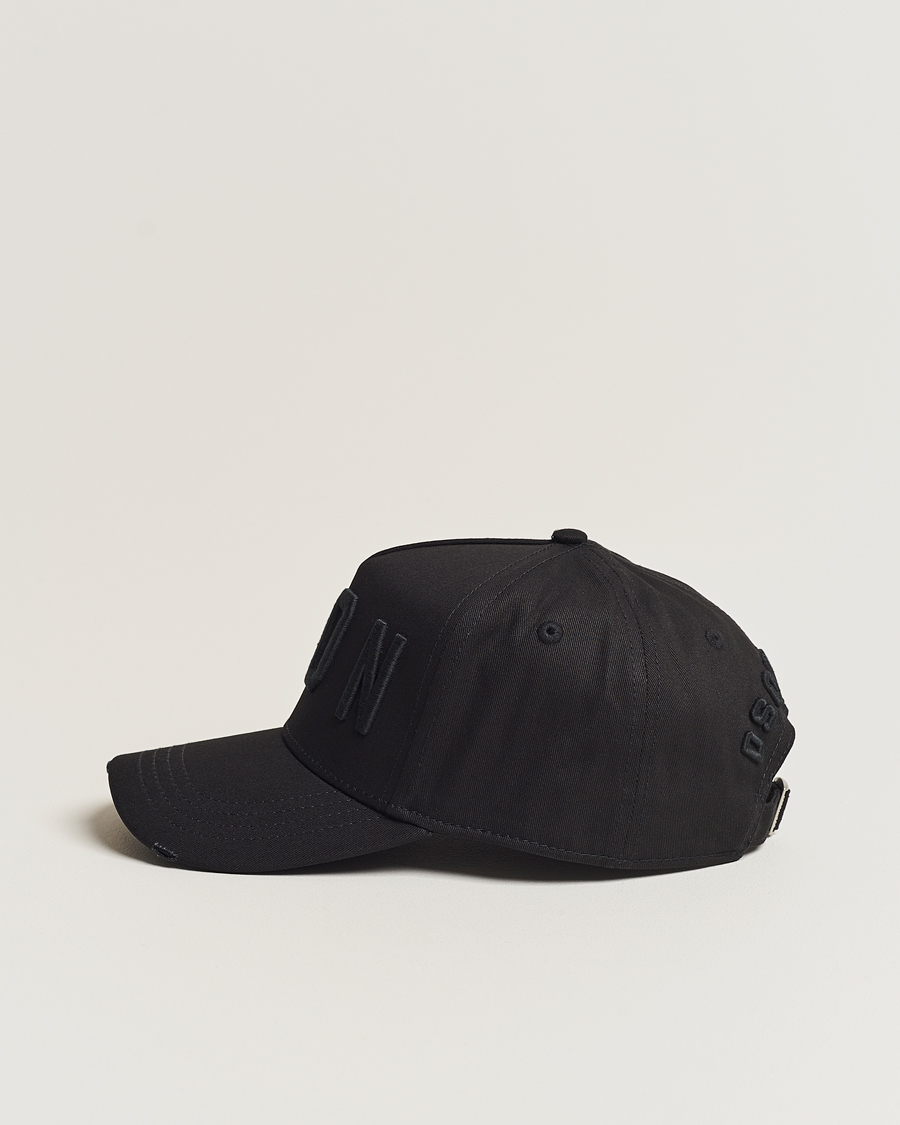 Herre | Dsquared2 Icon Baseball Cap Black/Black | Dsquared2 | Icon Baseball Cap Black/Black