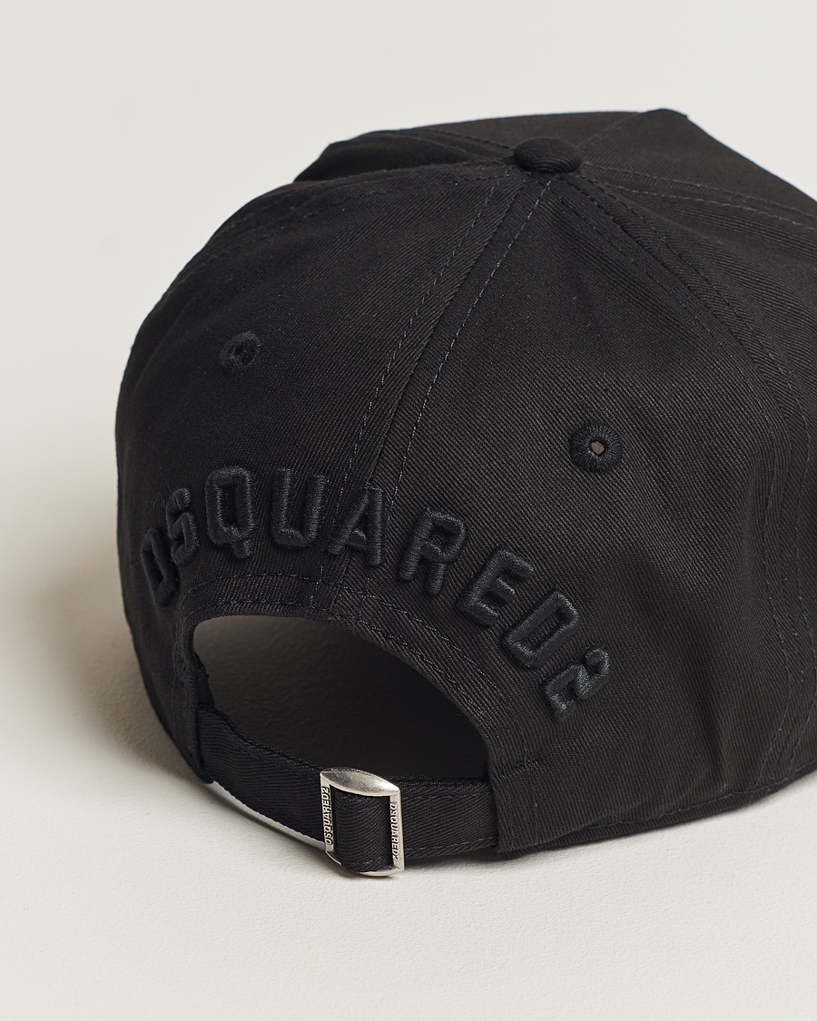 Herre | Dsquared2 Icon Baseball Cap Black/Black | Dsquared2 | Icon Baseball Cap Black/Black