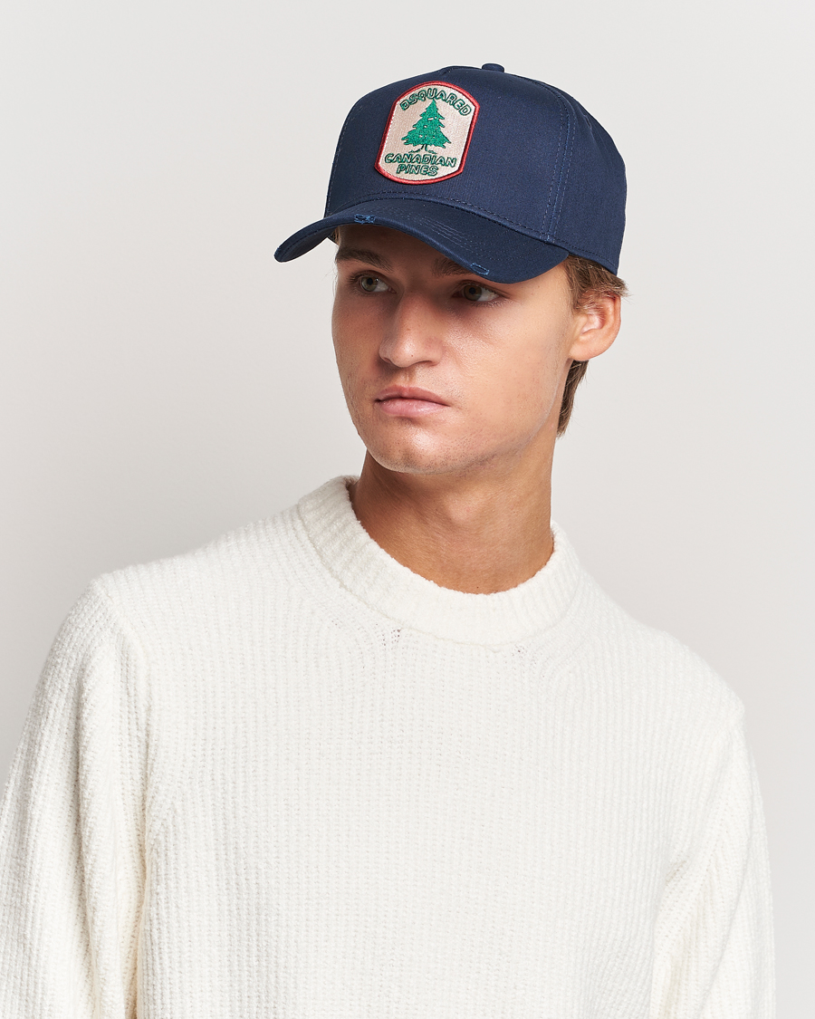 Herre | Caps | Dsquared2 | Canadian Pines Cap Navy