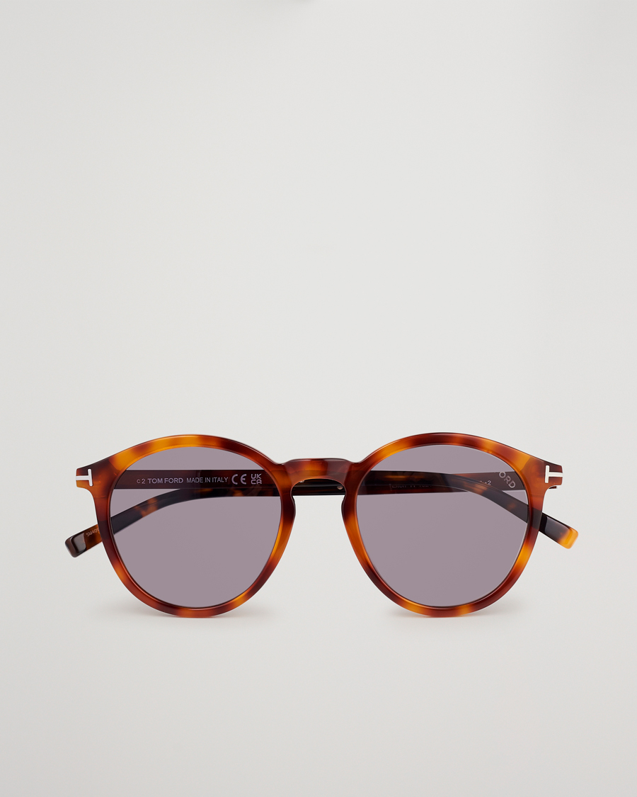 Herre | Solbriller | Tom Ford | Elton Sunglasses Blonde Havana/Smoke