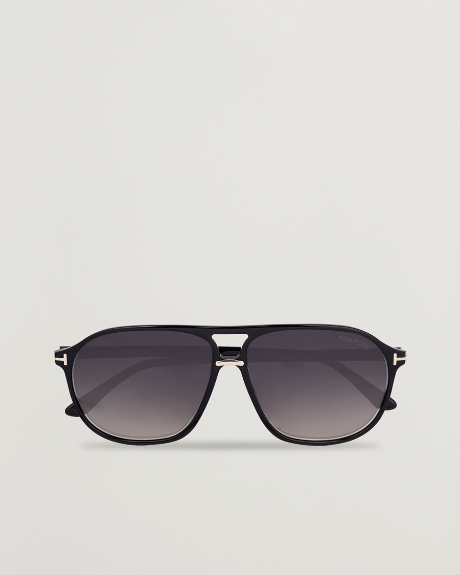 Herre | Tom Ford Bruce Sunglasses Shiny Black/Gradient Smoke | Tom Ford | Bruce Sunglasses Shiny Black/Gradient Smoke