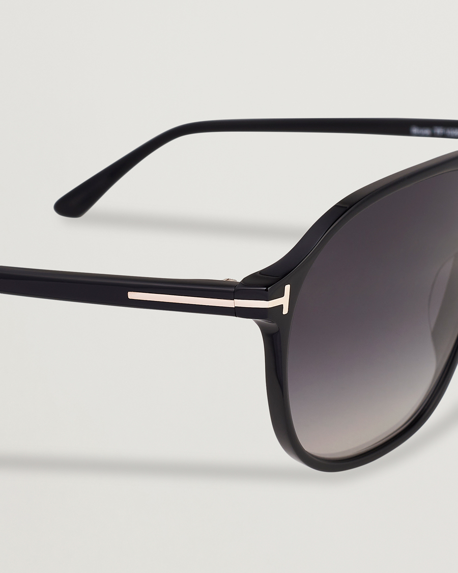Herre | Tom Ford Bruce Sunglasses Shiny Black/Gradient Smoke | Tom Ford | Bruce Sunglasses Shiny Black/Gradient Smoke