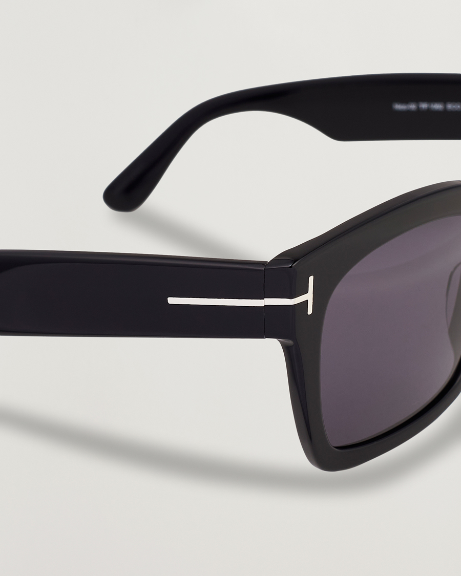 Herre | Solbriller | Tom Ford | Nico-02 Sunglasses Shine Black/Smoke