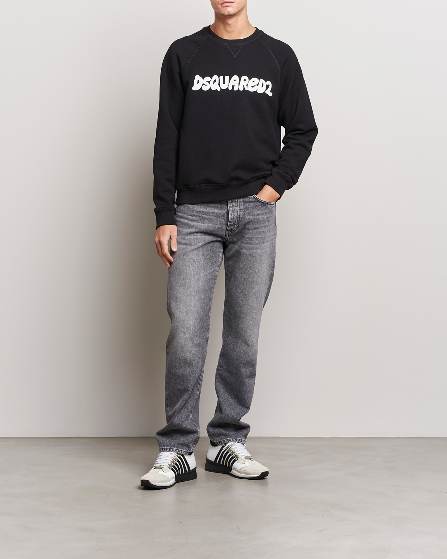 Herre | Gensere | Dsquared2 | Cool Fit Crew Neck Sweatshirt Black