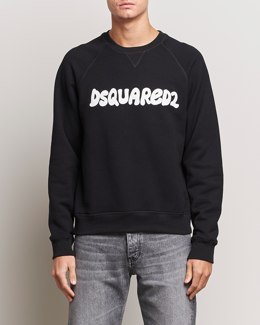 Herre |  | Dsquared2 | Cool Fit Crew Neck Sweatshirt Black