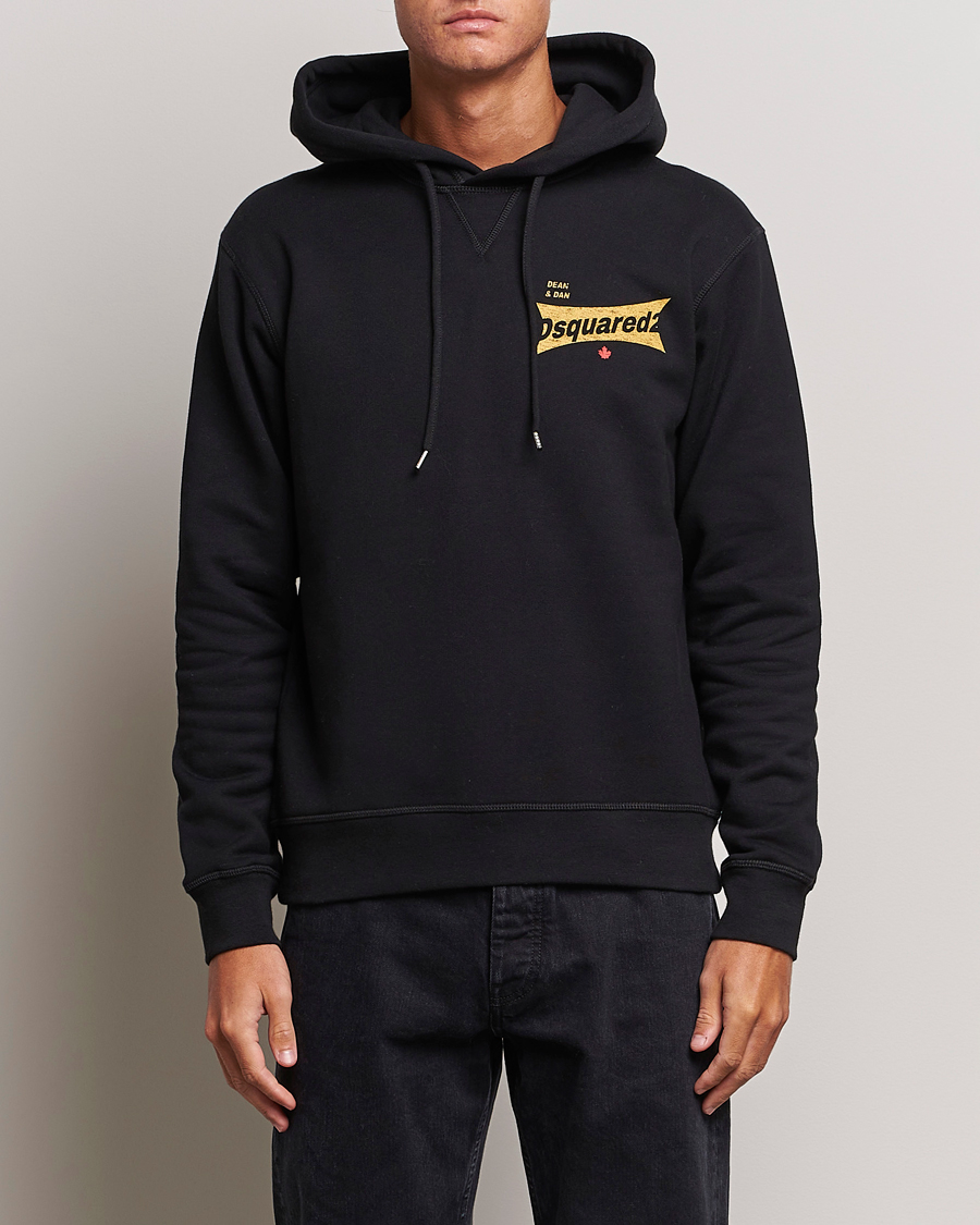 Herre |  | Dsquared2 | Cool Fit Logo Hoodie Black