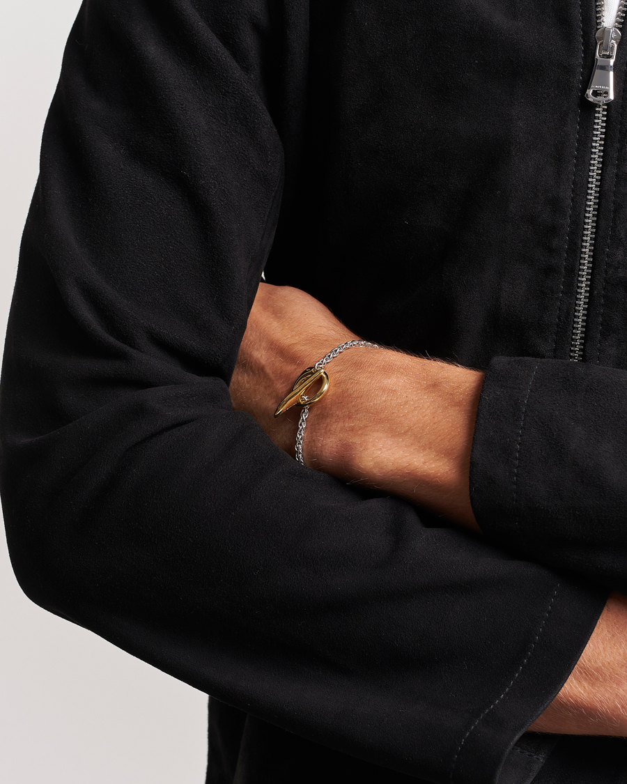 Herre | Tom Wood Robin Bracelet Duo Silver/Gold | Tom Wood | Robin Bracelet Duo Silver/Gold