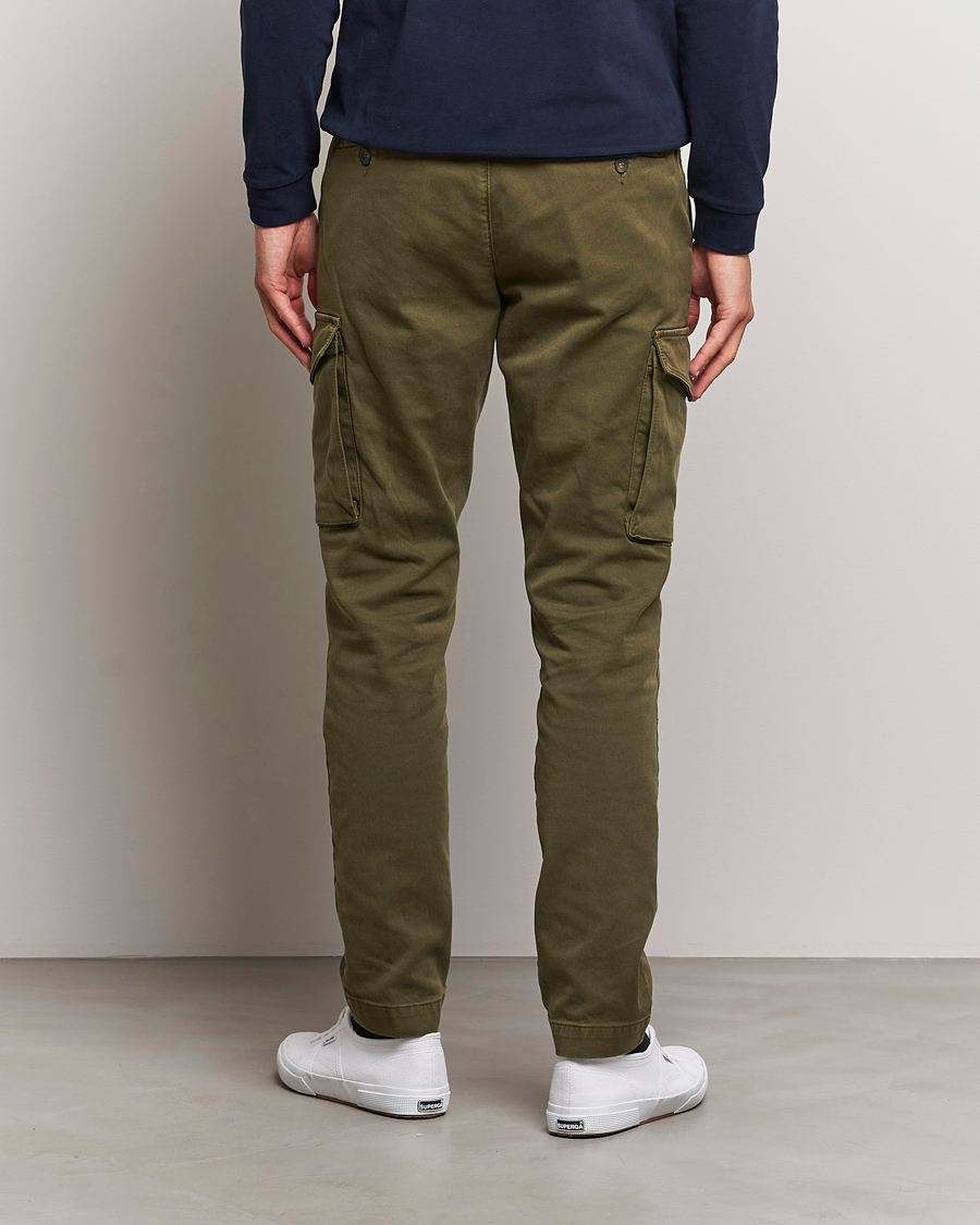 Herre | Bukser | Aeronautica Militare | Cotton Cargo Pants Off Green