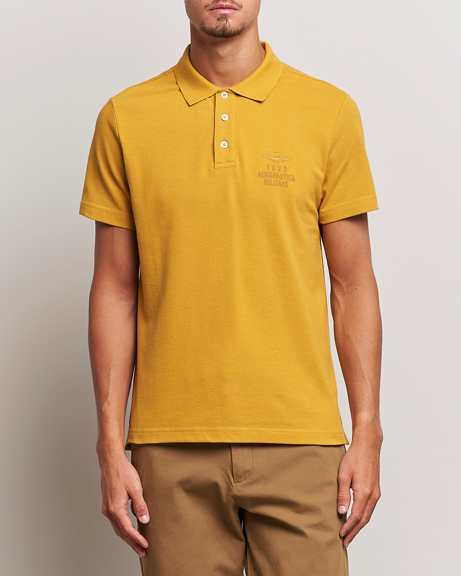 Herre | Pikéer | Aeronautica Militare | PO1705 Polo Yellow