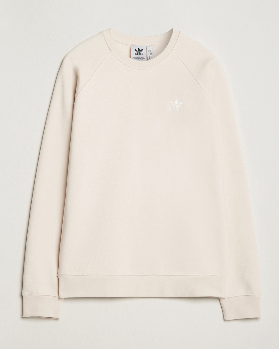 Herre |  | adidas Originals | Essential Crew Neck Sweatshirt Won White