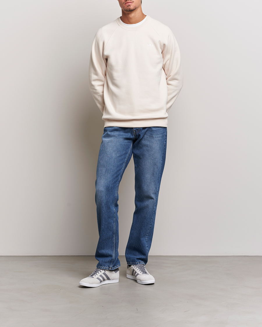 Herre | Gensere | adidas Originals | Essential Crew Neck Sweatshirt Won White