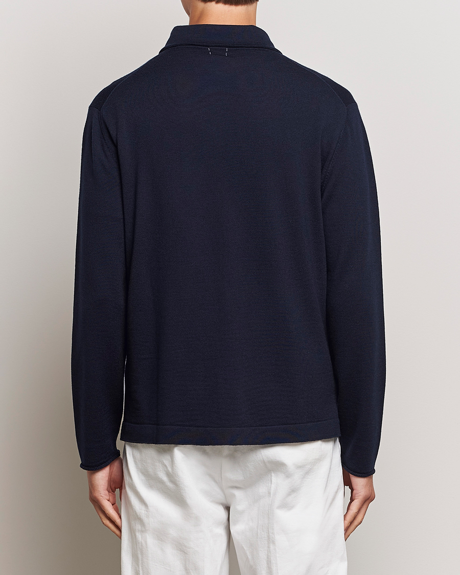 Herre | Gensere | Massimo Alba | Shawl Collar Cardigan Navy