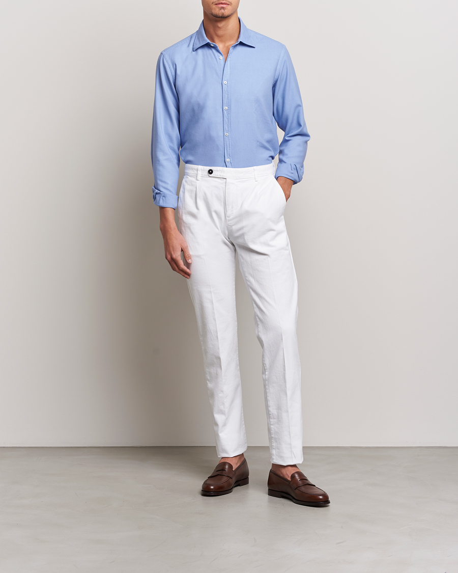 Herre | Skjorter | Massimo Alba | Genova Vajella Flannel Shirt Capri